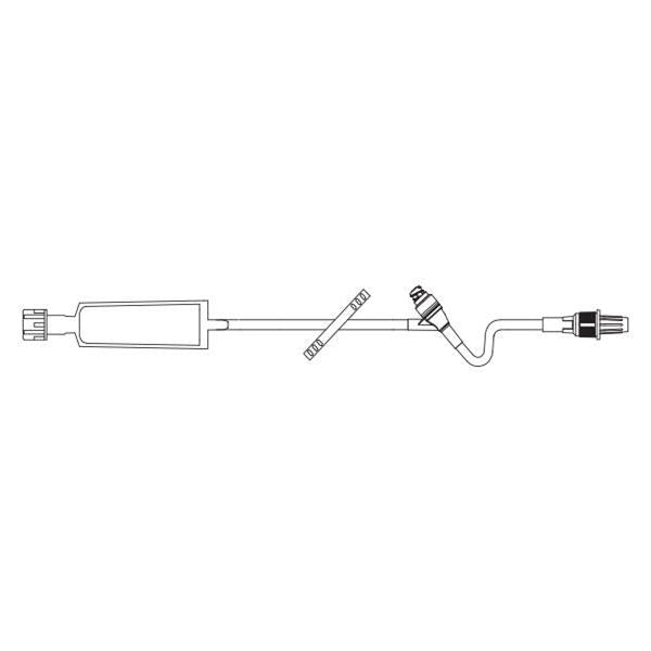 IV Extension Set 16 M LL Adptr/Clr Primary Infusion Spike Ea, 48 EA/CA